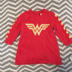 Wonder Woman sweater dress Junk Food and baby gap